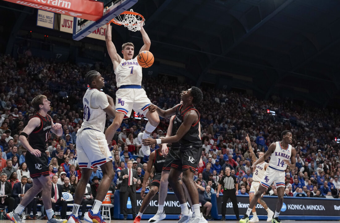 Photo Gallery: Kansas downs Davidson, 90-61